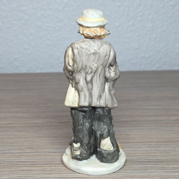 Vintage Hand-painted Emmett Kelly, Jr. w/ Broom– Flambro Miniature Collection - Picture 3 of 6